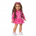  AG Pink Hearts Hoodie Dress